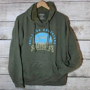 Sportsman's Warehouse | Unisex Olive Green Graphic Hoodie Size Medium